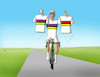 Cartoon: sagantri (small) by Lubomir Kotrha tagged peter,sagan,cyclist,slovakia