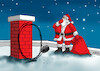 Cartoon: santakominar (small) by Lubomir Kotrha tagged christmas,santa,claus