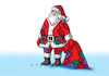 Cartoon: santazaplaty (small) by Lubomir Kotrha tagged christmas,santa,claus