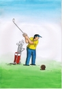 Cartoon: slimogolf (small) by Lubomir Kotrha tagged humor