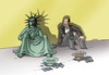 Cartoon: slobody (small) by Lubomir Kotrha tagged usa,liberty,crisis