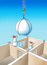 Cartoon: snehobyt (small) by Lubomir Kotrha tagged winter,frost,the,snow,snowmen