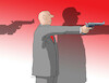 Cartoon: strelec23 (small) by Lubomir Kotrha tagged shadow,revolver,shooting