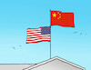 Cartoon: taiwanvlajk (small) by Lubomir Kotrha tagged taiwan,usa,china