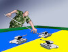Cartoon: tankodrom2 (small) by Lubomir Kotrha tagged ukraine,russia