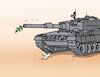 Cartoon: tankpeace (small) by Lubomir Kotrha tagged peace,war,dove,of