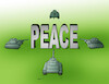 Cartoon: tankpeace (small) by Lubomir Kotrha tagged peace,war