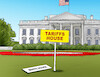 Cartoon: tariffs Donald Trump USA (small) by Lubomir Kotrha tagged tariffs,donald,trump,usa