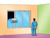 Cartoon: trhokno (small) by Lubomir Kotrha tagged windows,apple,mac,operation,systems