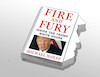 Cartoon: trumpbook (small) by Lubomir Kotrha tagged donald,trump,fire,and,fury,book,usa,white,house,washington,dollar,world