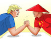 Cartoon: trumpchina19 (small) by Lubomir Kotrha tagged dollar,yuan,usa,china,currency,war