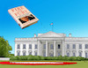 Cartoon: trumphouse (small) by Lubomir Kotrha tagged donald,trump,fire,and,fury,book,usa,white,house,washington,dollar,world