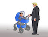 Cartoon: trumpkim (small) by Lubomir Kotrha tagged trum,kim