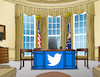 Cartoon: twitwhite (small) by Lubomir Kotrha tagged trump,twitter,usa