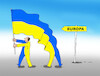 Cartoon: ukeaeu22 (small) by Lubomir Kotrha tagged ukraine,usa,russia,germany,world,war,peace