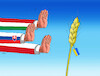 Cartoon: ukrapsen2 (small) by Lubomir Kotrha tagged ukrainian,wheat