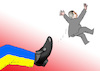 Cartoon: ukroporos (small) by Lubomir Kotrha tagged ukraine,election,president,poroshenko,zelenskij,europa,russia