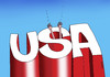 Cartoon: usa (small) by Lubomir Kotrha tagged usa,crisis,liberty,default