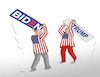 Cartoon: usaboj (small) by Lubomir Kotrha tagged usa,election,trump,biden