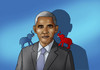 Cartoon: usaelefant (small) by Lubomir Kotrha tagged usa,elections,obama,barack,world,peace,war