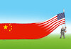 Cartoon: usaflag23 (small) by Lubomir Kotrha tagged china,usa,taiwan,crisis,dollar