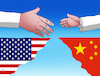 Cartoon: usaruka (small) by Lubomir Kotrha tagged china,usa,taiwan,crisis,dollar