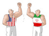 Cartoon: usiransval (small) by Lubomir Kotrha tagged iraq,usa,iran,war,trump,ruhani