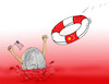 Cartoon: ustop23 (small) by Lubomir Kotrha tagged china,usa