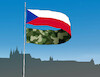 Cartoon: vlajkovo23 (small) by Lubomir Kotrha tagged army,general,petr,pavel,new,czech,president