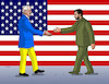 Cartoon: zelenusa (small) by Lubomir Kotrha tagged usa,ukraine,biden,zelensky,war,peace