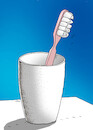 Cartoon: zubokef (small) by Lubomir Kotrha tagged teeth,brush,dentist