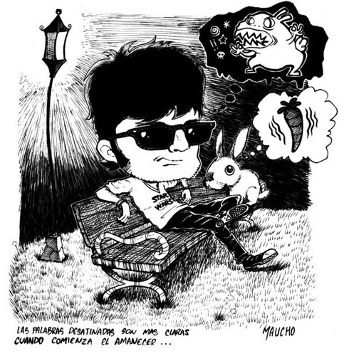 Cartoon: alone (medium) by maucho tagged rabbit