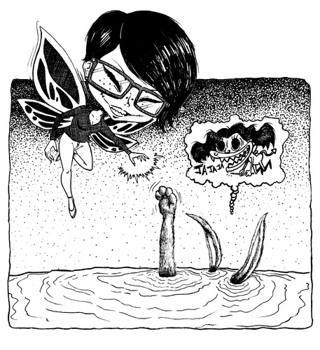 Cartoon: fairy (medium) by maucho tagged fairy