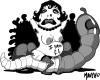 Cartoon: larva 3 (small) by maucho tagged larva