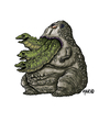 Cartoon: larve (small) by maucho tagged larva