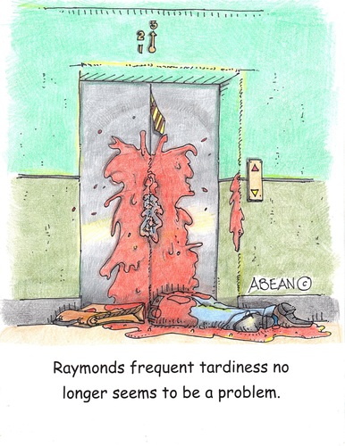 Cartoon: monsters (medium) by armadillo tagged monsters,frankenstein,airplane,elevators,work,bombs