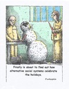 Cartoon: Frosty and the slam (small) by armadillo tagged frosty,jail,carrot,bad