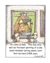 Cartoon: Reindeer eating sweetcorn (small) by armadillo tagged reindeer,sweet,corn,painting,men