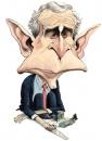 Cartoon: Bush (small) by DavidP tagged george bush liberty