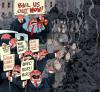 Cartoon: Failed Olympians 3 (small) by DavidP tagged winter,discontent,financiers,bankers,stockbrokers