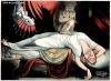 Cartoon: The Nightmare (small) by DavidP tagged blair,hamsa,nightmare,fuseli