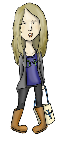 Cartoon: Sorority Girl (medium) by katiehampton tagged sorority