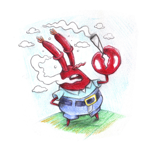 Cartoon: Mr. Krabs rates new strain (medium) by Trippy Toons tagged spongebob,sponge,bob,squarepants,krabs,crab,krabbe,schwammkopf,cannabis,marihuana,marijuana,stoner,stoned,kiffer,kiffen,weed,ganja