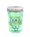 Cartoon: Sponge Pot incarcerated (small) by Trippy Toons tagged spongebob,sponge,bob,squarepants,schwammkopf,eyes,augen,bloodshot,cannabis,marihuana,marijuana,stoner,stoned,kiffer,kiffen,weed,ganja,smoke,smoking,rauch,rauchen