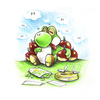 Cartoon: Yoshi 2 (small) by Trippy Toons tagged super,mario,yoshi,trippy,marihu,weed,cannabis,stoner,kiffer,ganja,video,game