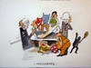 Cartoon: Maskerade (small) by Steffi und Siggi tagged politik,immigration