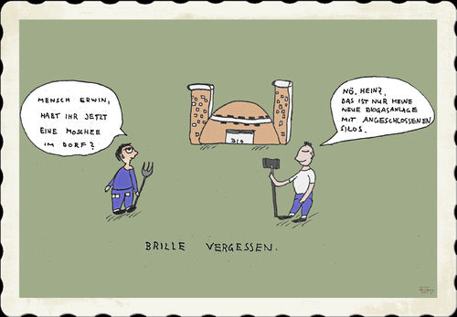 Cartoon: Falsche Einschätzung (medium) by zeichenstift tagged misunderstanding