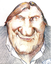 Cartoon: Gerard (small) by kurtsatiriko tagged depardieu