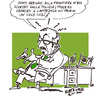 Cartoon: Maroni  vs tifosi Serbi (small) by kurtsatiriko tagged maroni,genova,serbi,tifosi