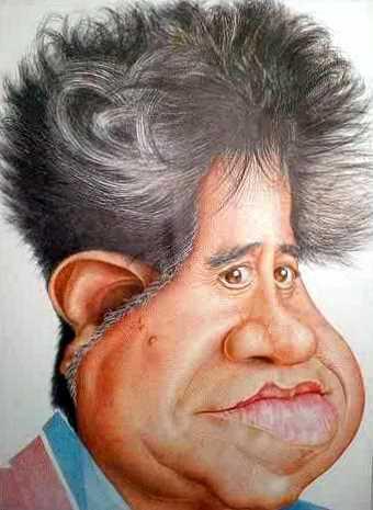 Cartoon: Pedro Almodovar (medium) by Brito tagged pedro,almodovar